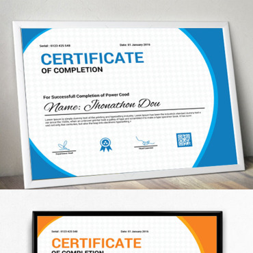 A4 Company Certificate Templates 97148