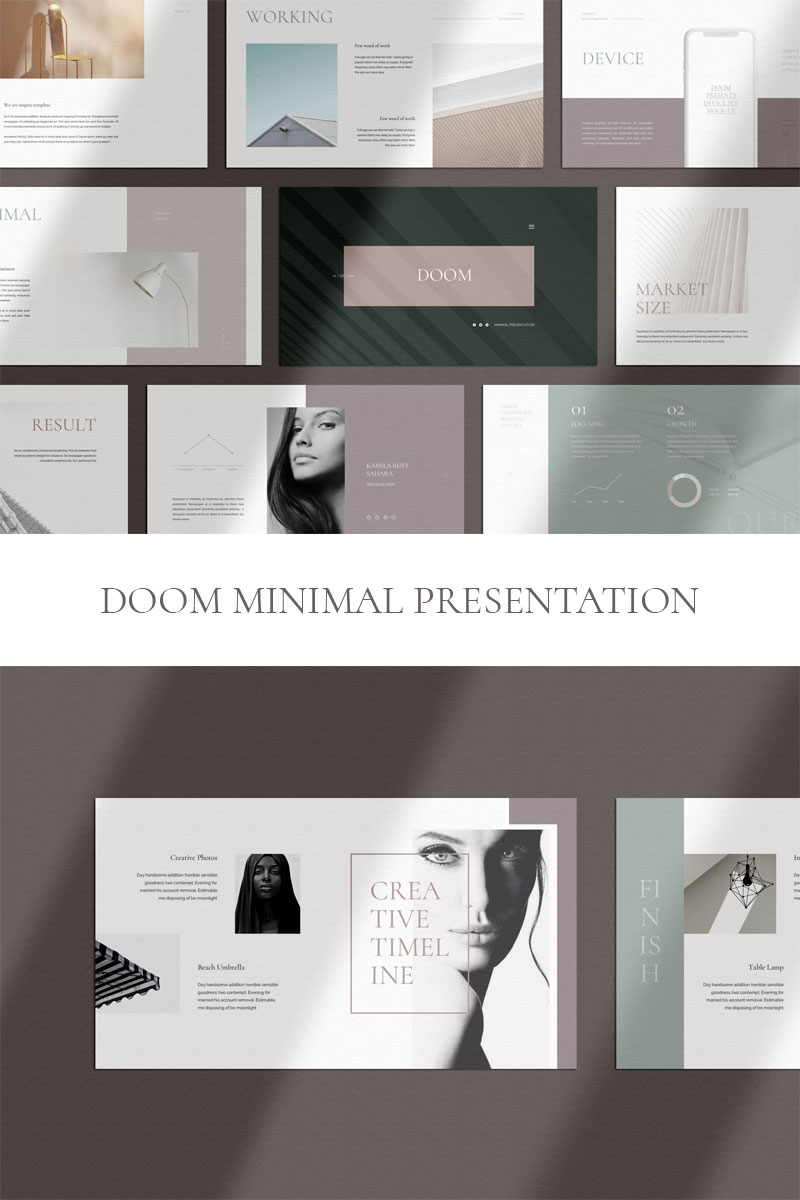 DOOM - Minimal PowerPoint template