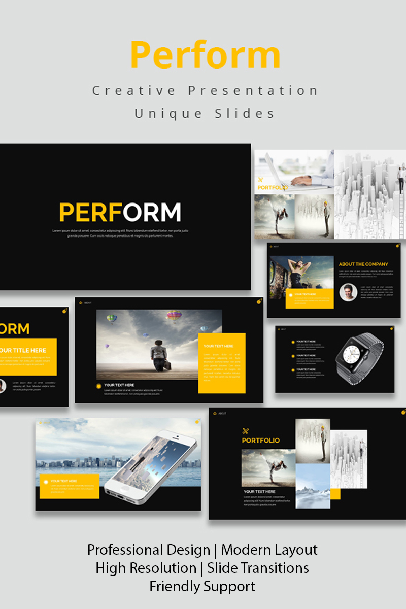 Perform PowerPoint template