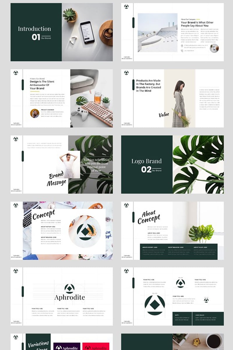 Brand Identity Guideline PowerPoint template