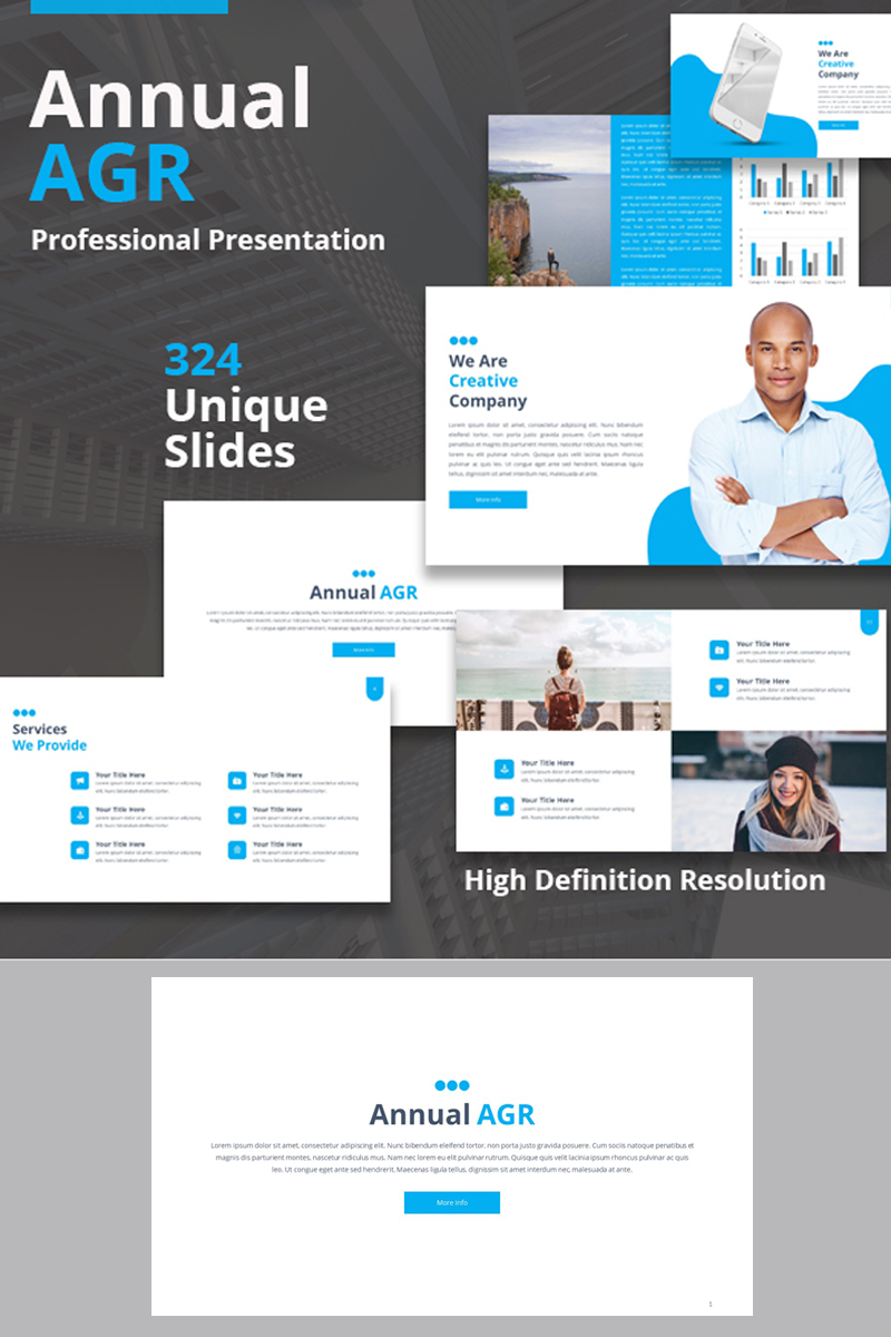 Annual AGR PowerPoint template