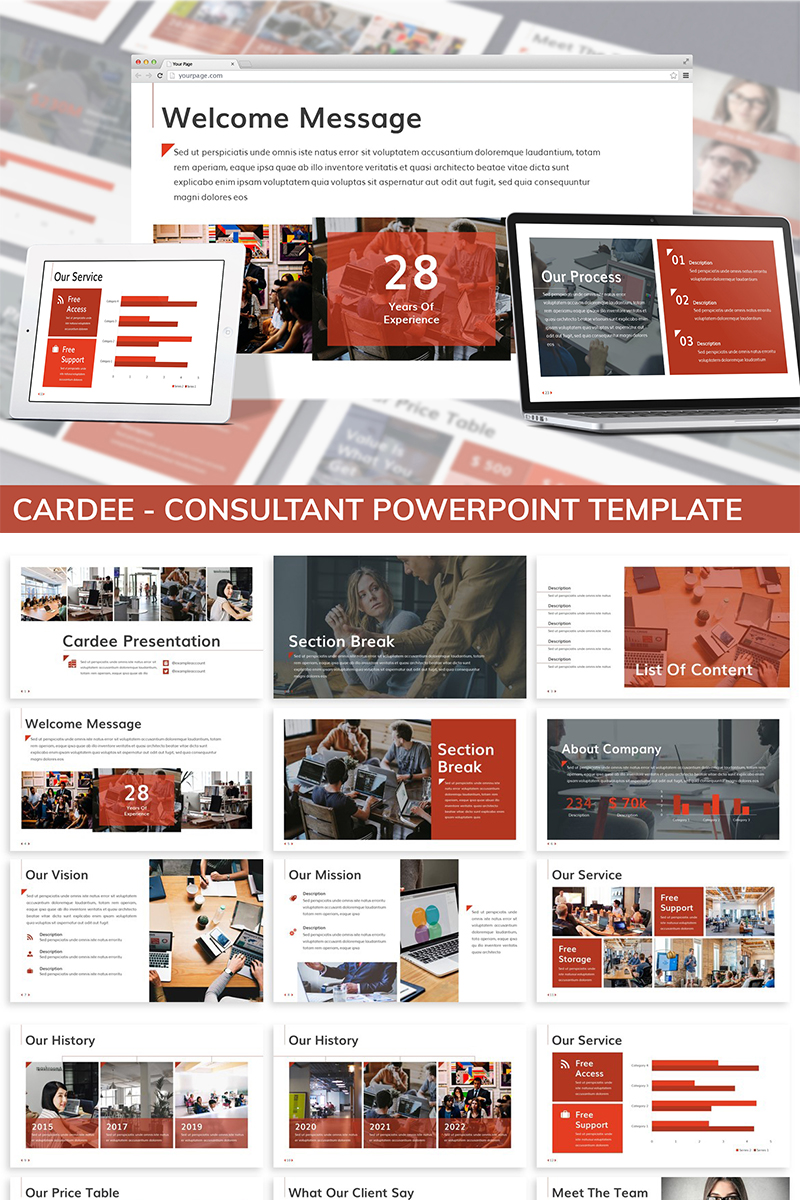 Cardee - Consultant PowerPoint template