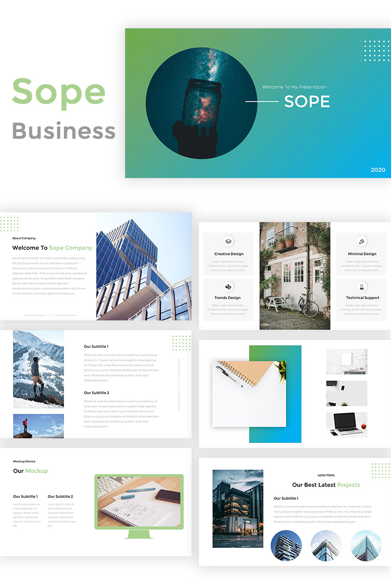 Sope - Creative Business PowerPoint template