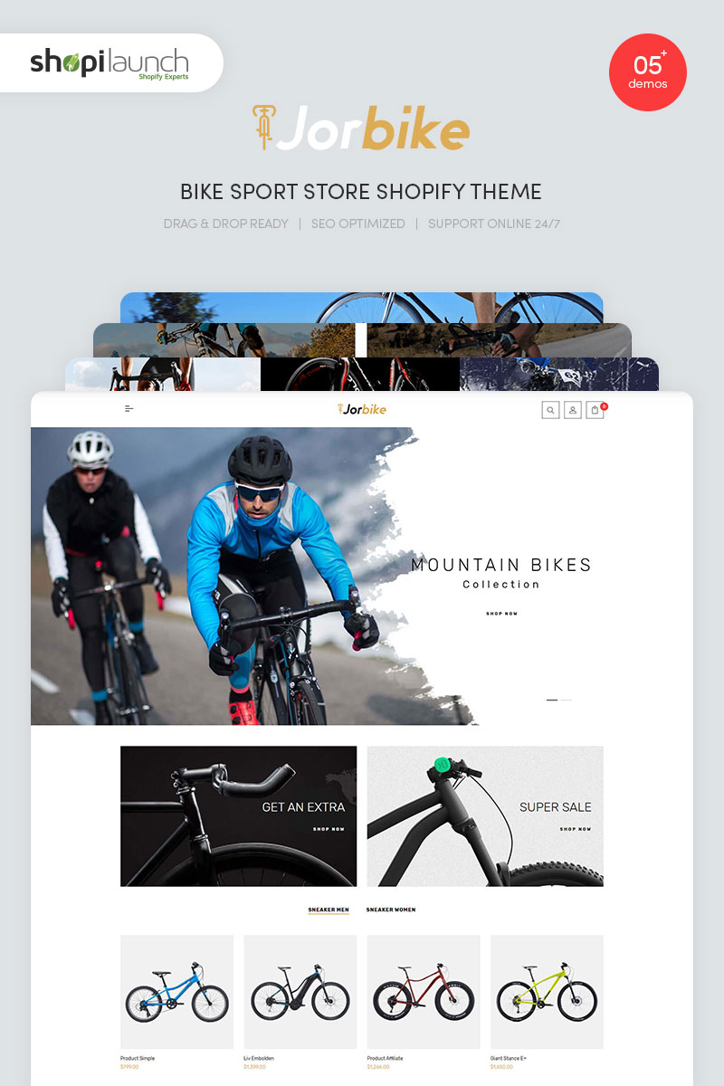Jorbike - Bike Sport Store Responsive Shopify Theme