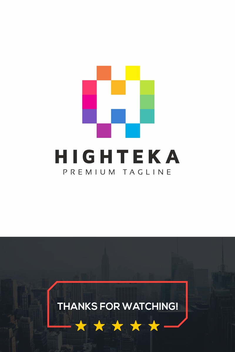 Highteka H Letter Logo Template