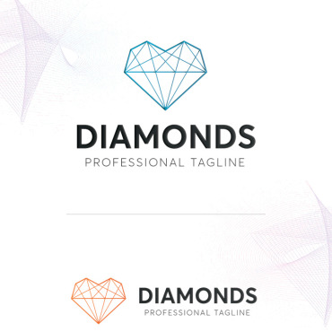 Crystal Diamond Logo Templates 97373