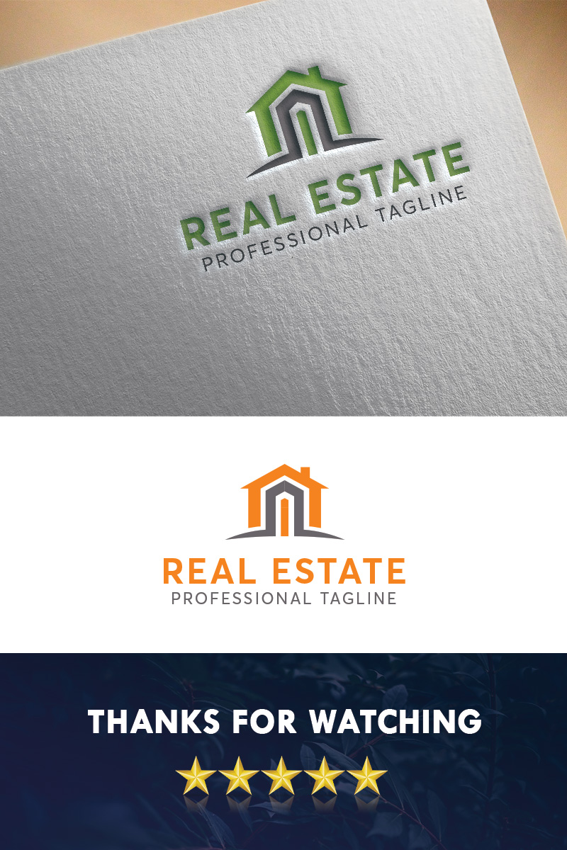 Real Estates Logo Template