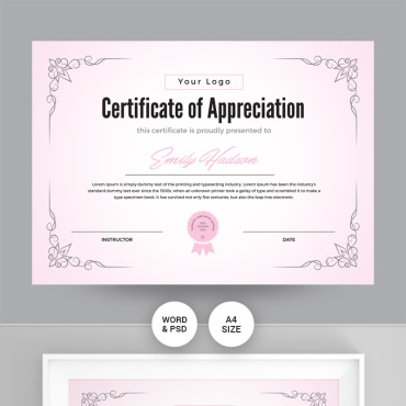 Completion Appreciation Certificate Templates 97440