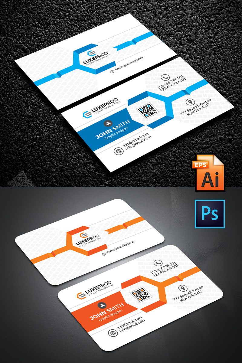 New Stylish Business card - Corporate Identity Template