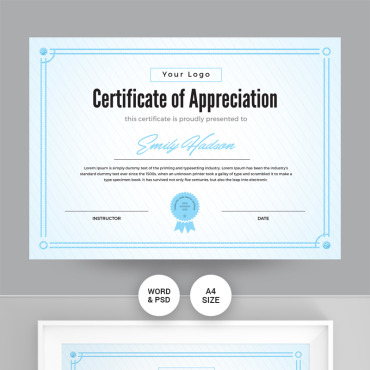 Completion Appreciation Certificate Templates 97529