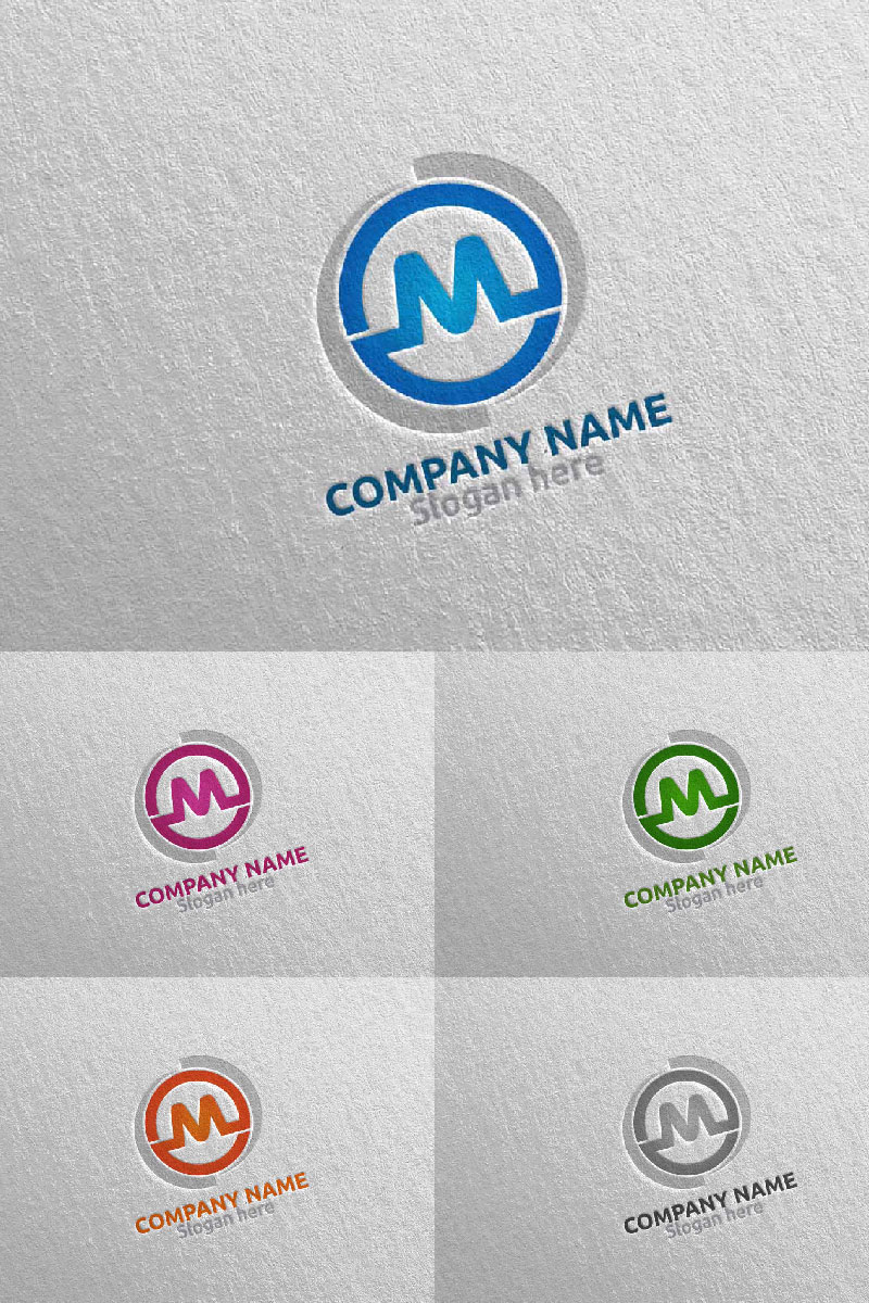 Letter M Design 20 Logo Template