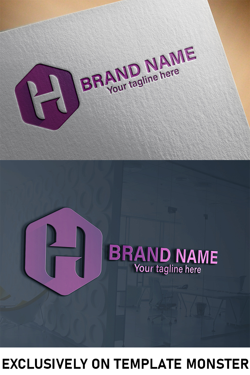 H Letter Design Logo Template