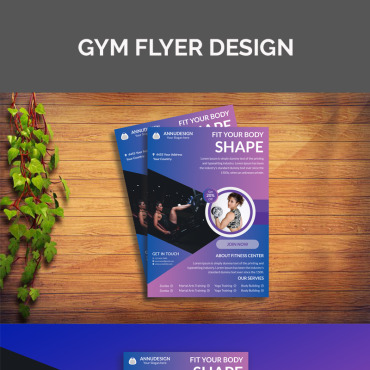 Fitness Flyer Corporate Identity 97588