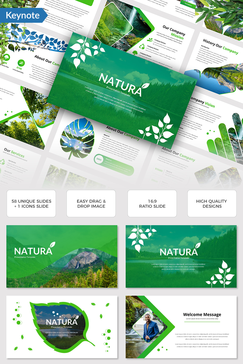 Natura - Keynote template