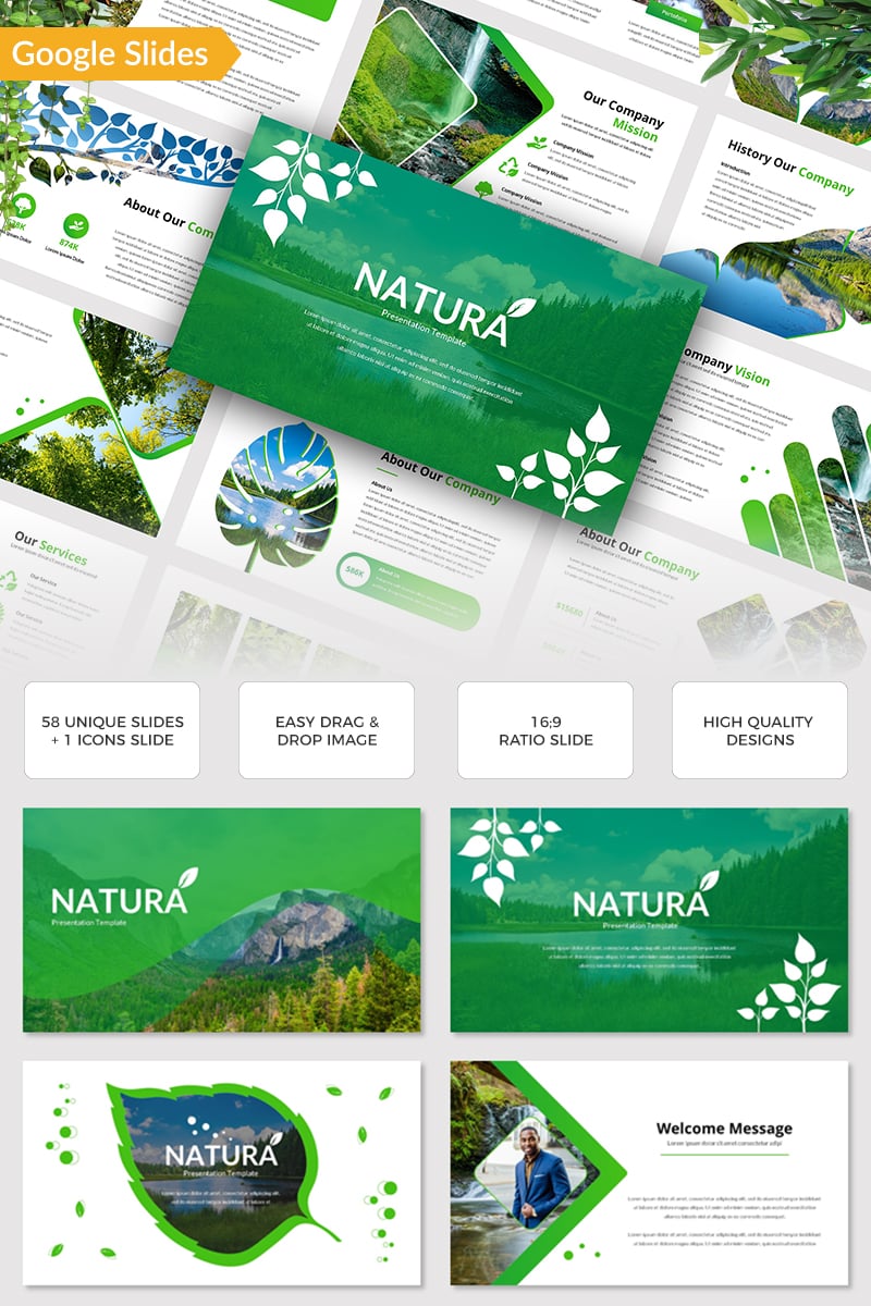 Natura – Nature Google Slides