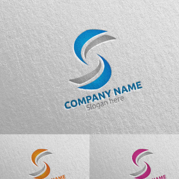 S Initial Logo Templates 97621