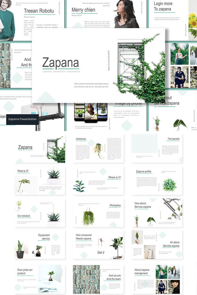 Zapana PowerPoint template
