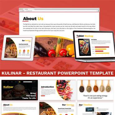 Food Culinary PowerPoint Templates 97687