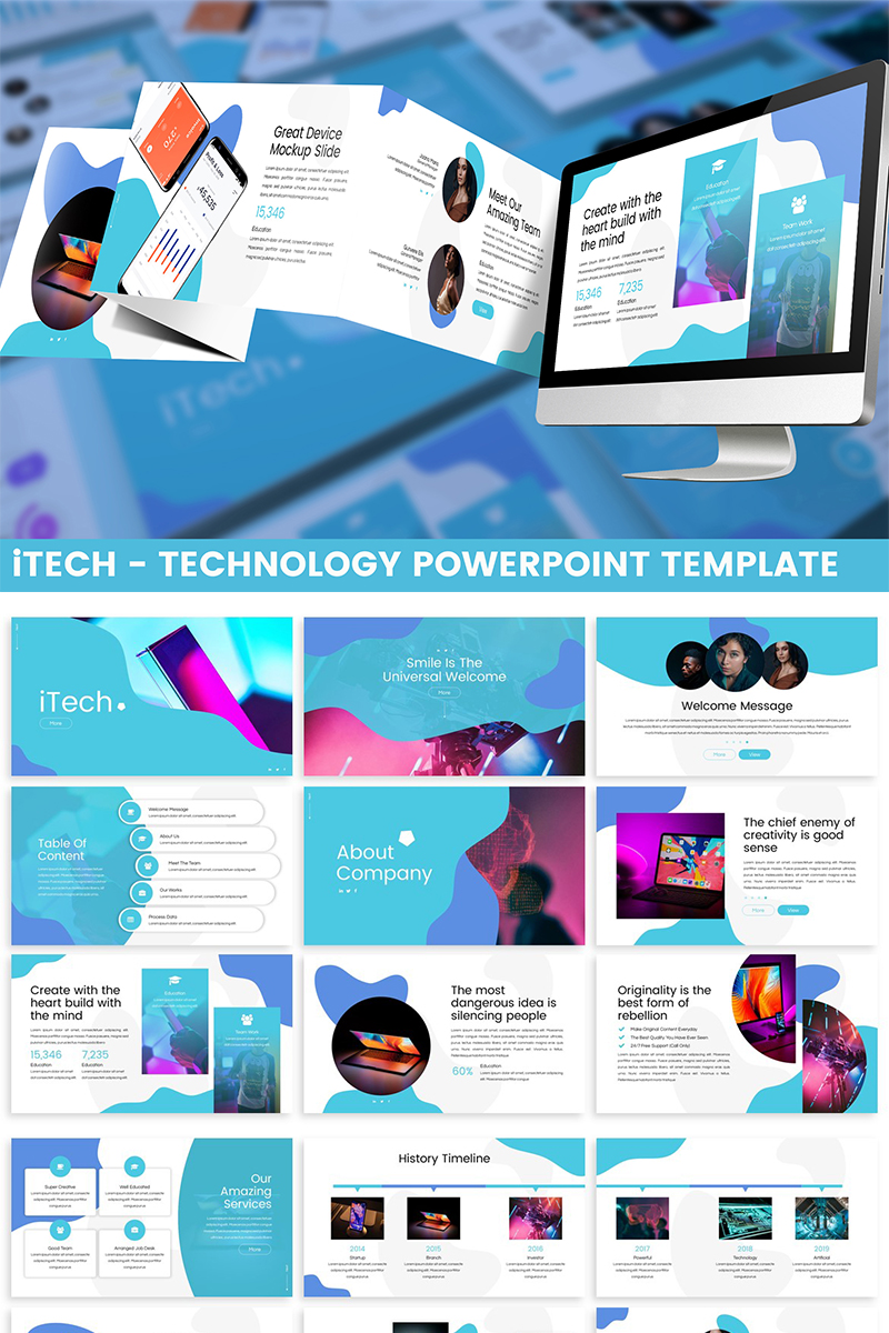 iTech - Technology PowerPoint template
