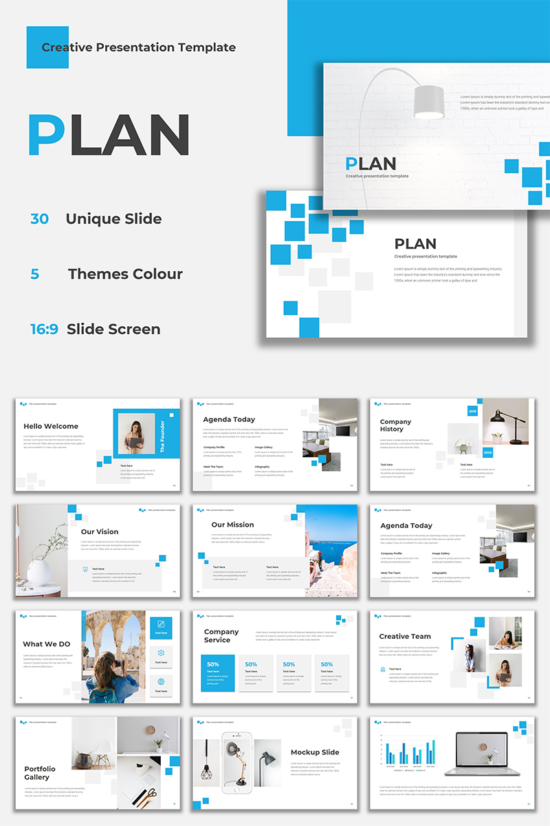PLAN PowerPoint template