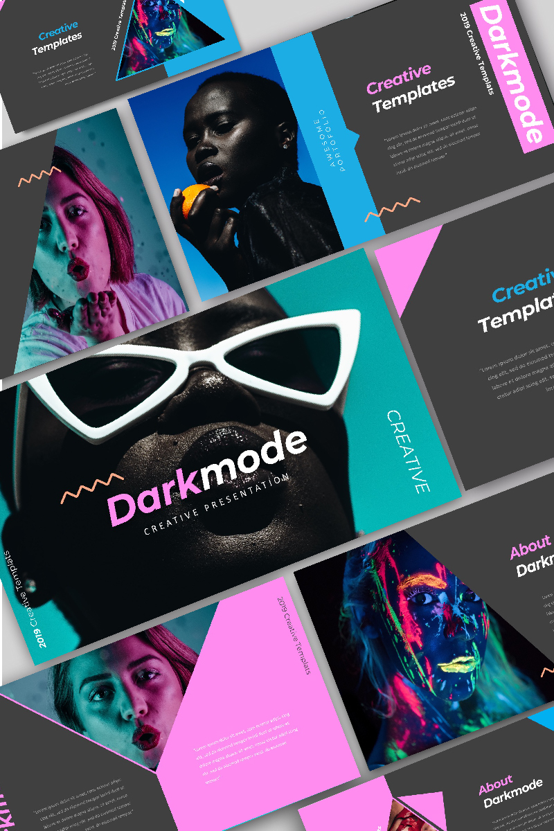 Dark Mode Creative - Keynote template