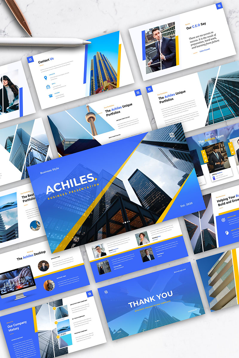 Achiles Business Google Slides