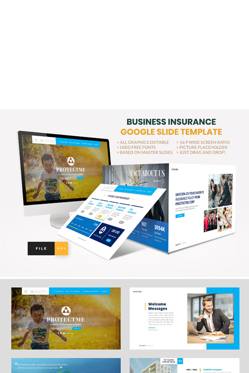 Insurance - Business Consultant Google Slides