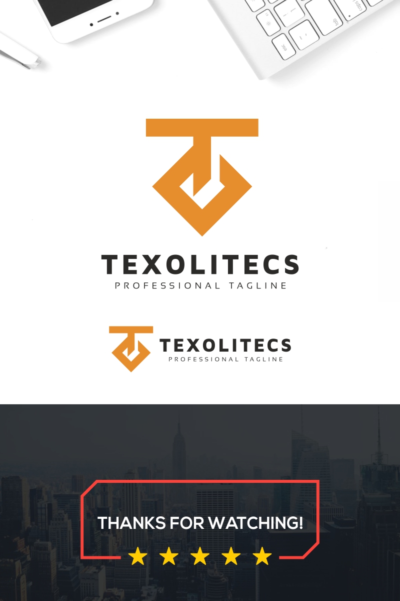 Texolitecs T Letter Logo Template