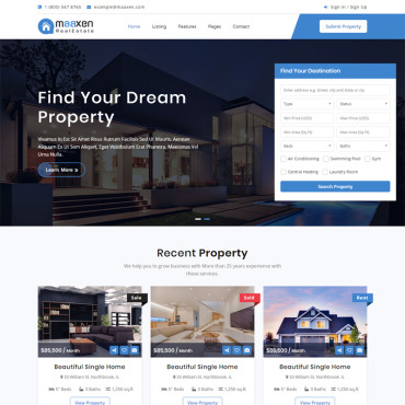 Search Business Responsive Website Templates 97752