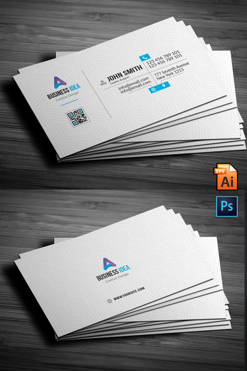 Professional cleaning business cards - Corporate Identity Template