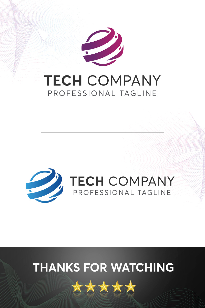 Tech Company Logo Template