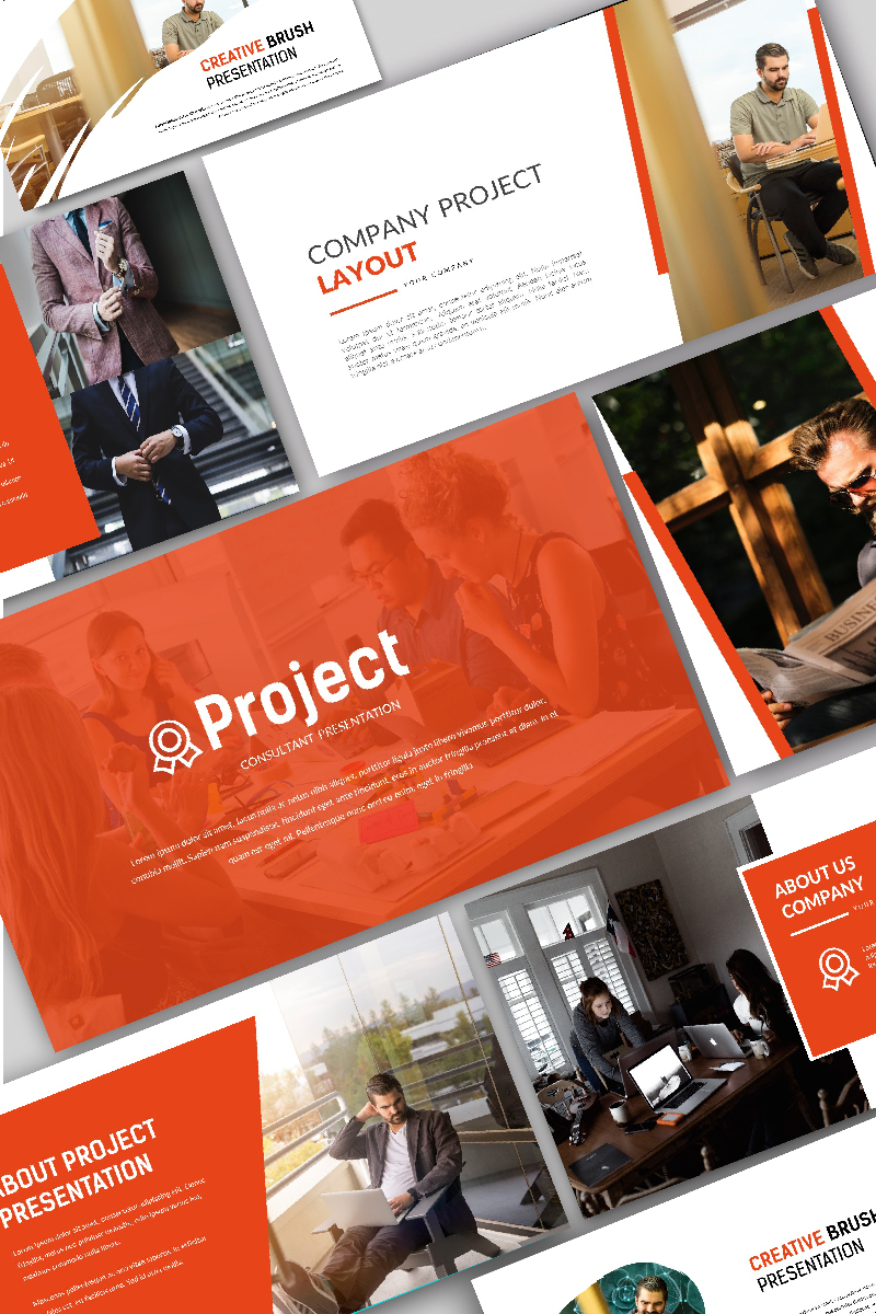 Project Consultant PowerPoint template