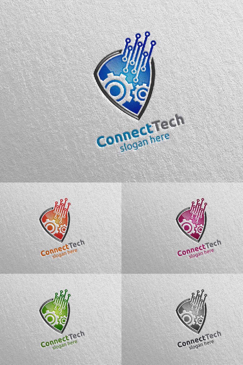 Technology and electronic 2 Logo Template