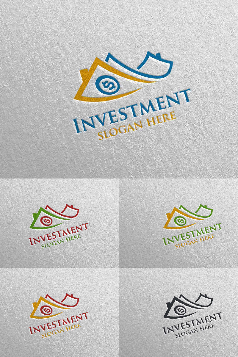 Investment Marketing Financial 6 Logo Template