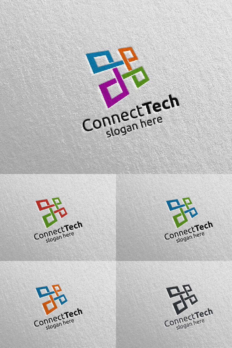 Technology and electronic 8 Logo Template