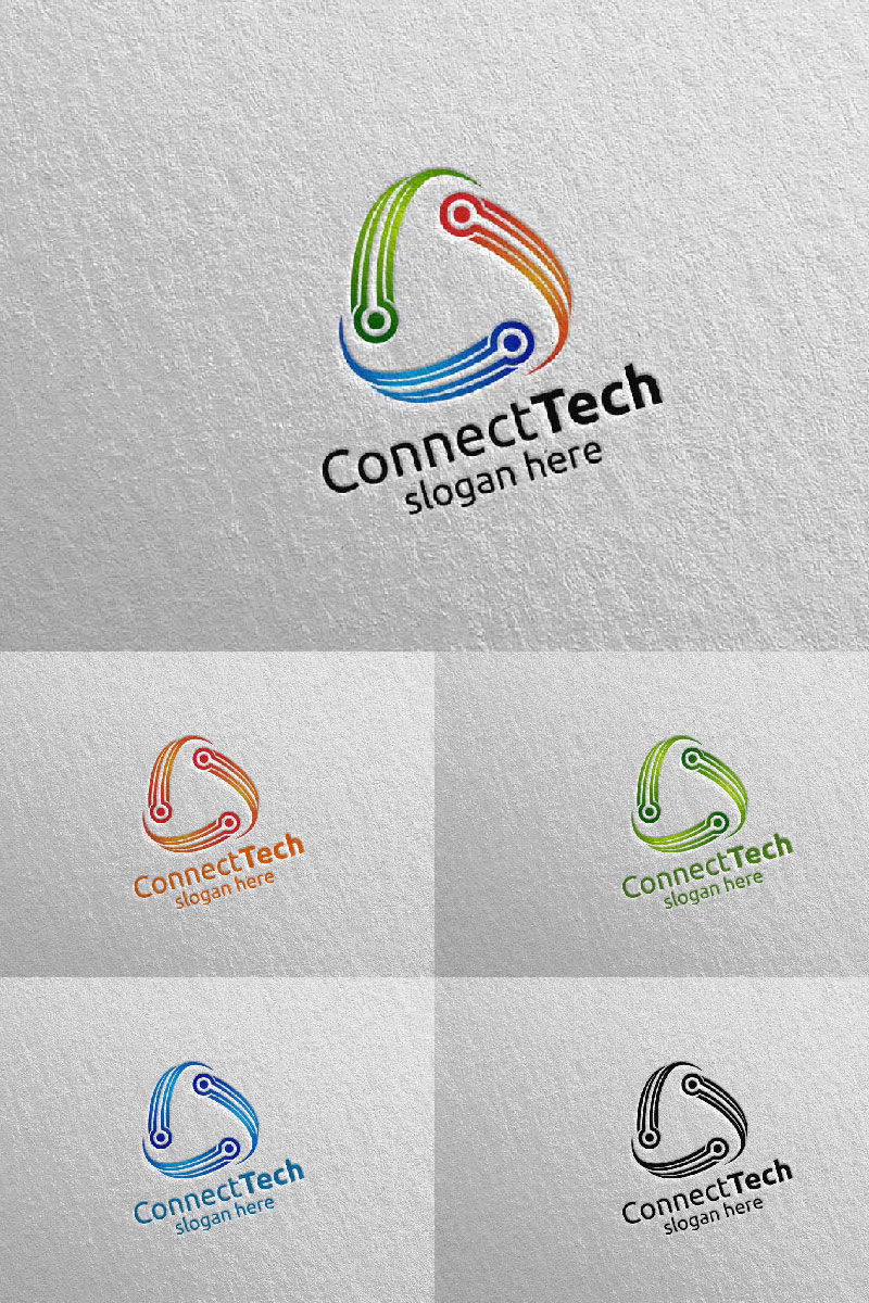 Technology and electronic 4 Logo Template