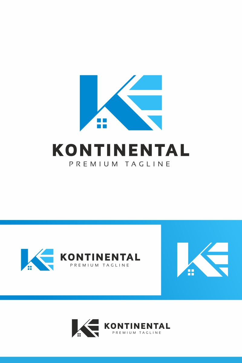 Kontinental K Letter Logo Template