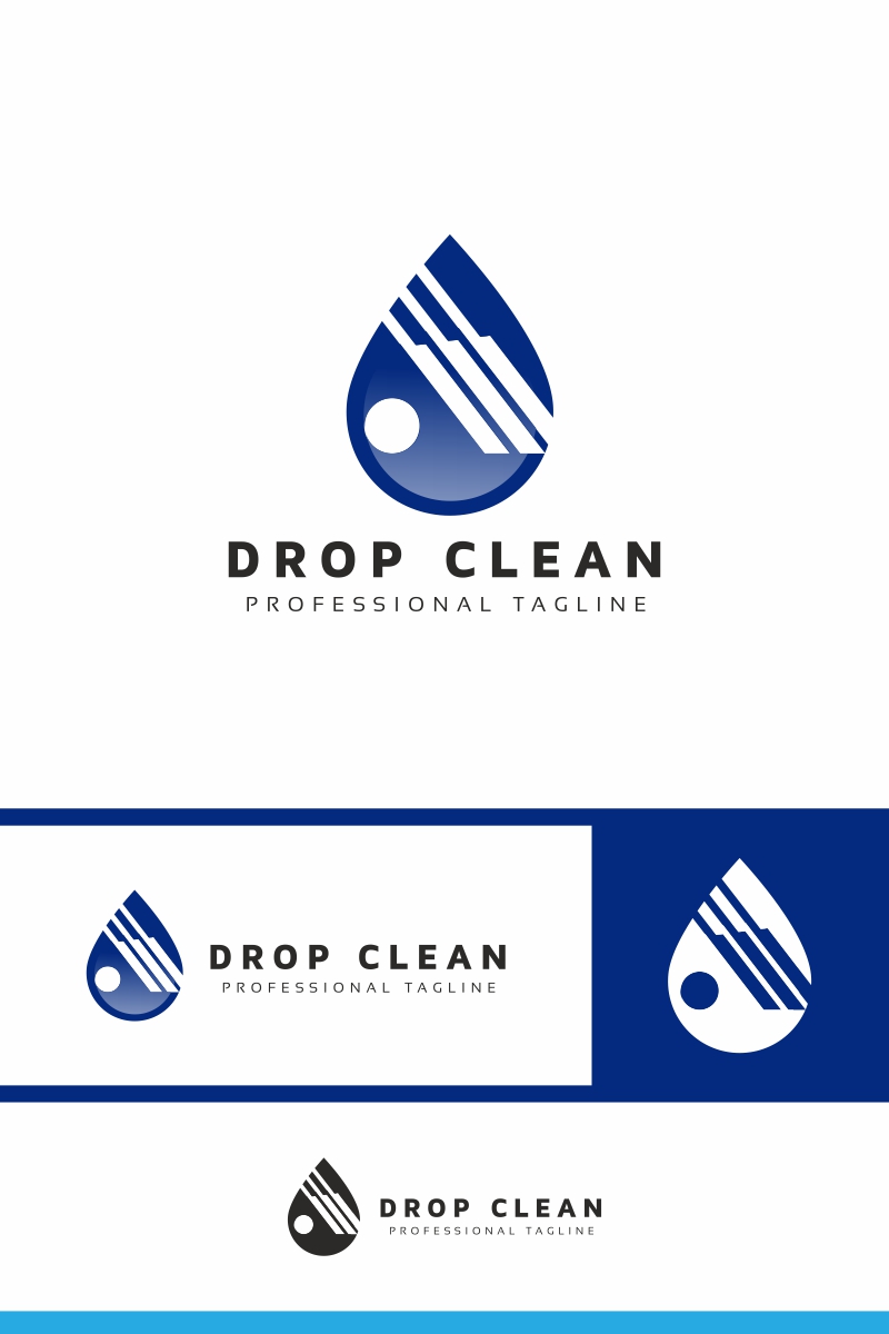Drop Clean Logo Template