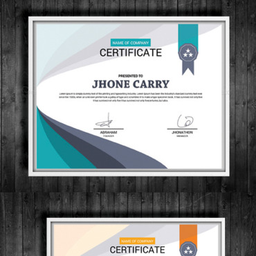 A4 Company Certificate Templates 97964