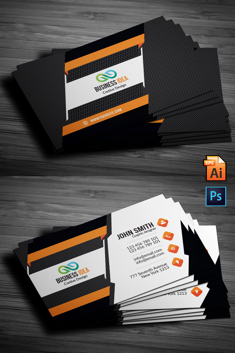 Professional New Business card - Corporate Identity Template