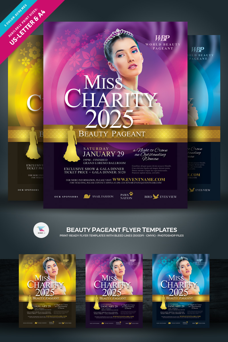 beauty pageant poster designs