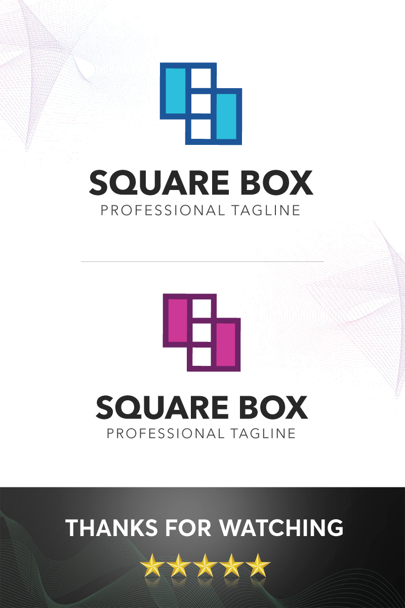 Square Box Logo Template