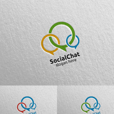 Chatting Logo Logo Templates 98214