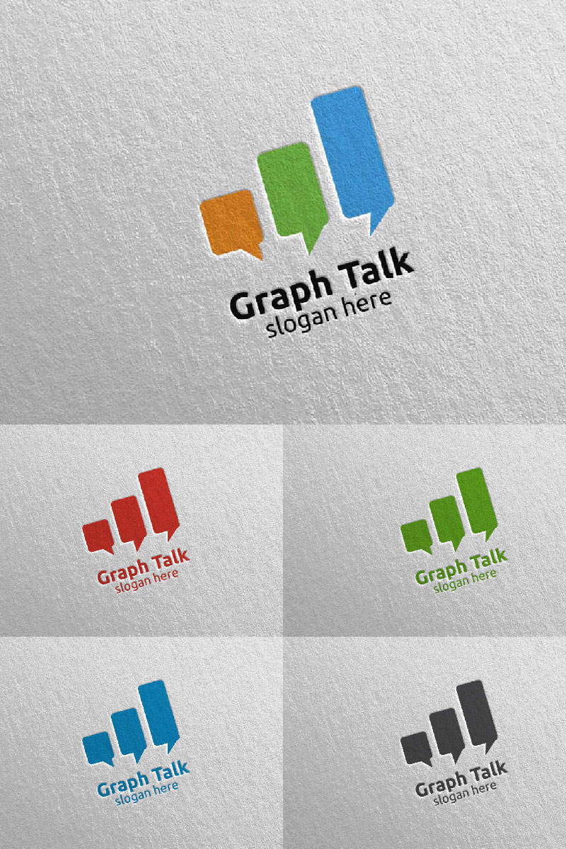 Business Talk Stats  1 Logo Template