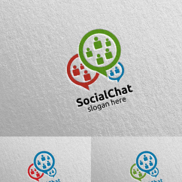 Chatting Logo Logo Templates 98216