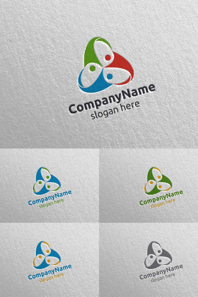 Community and Consulting  7 Logo Template