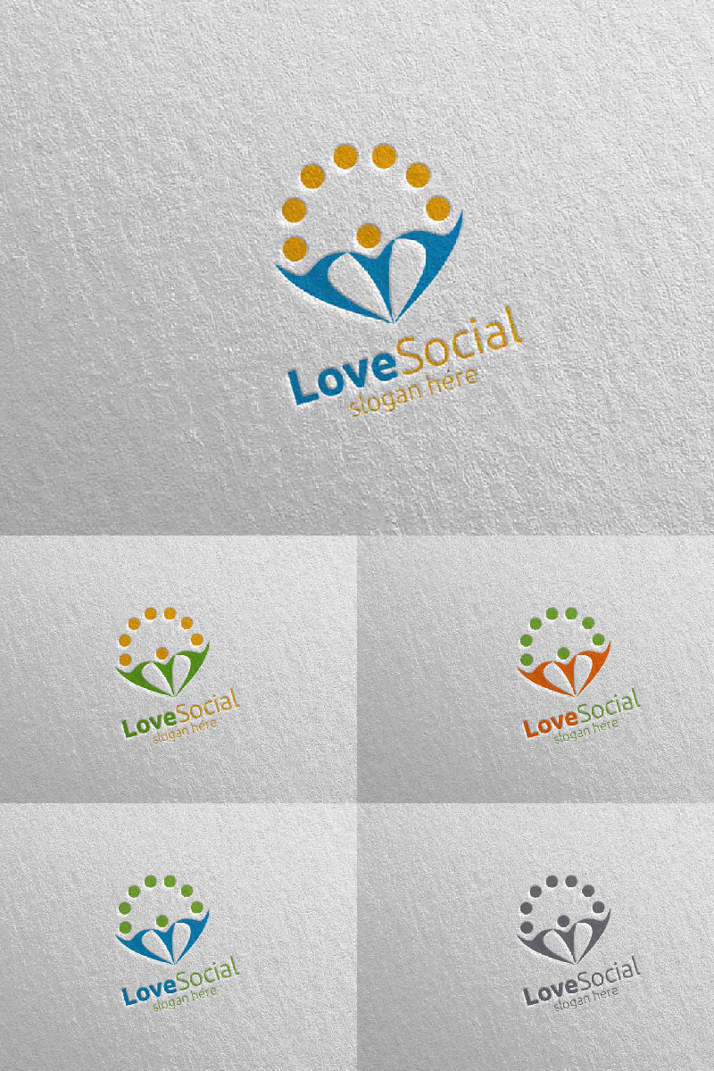 Community and Consulting  8 Logo Template