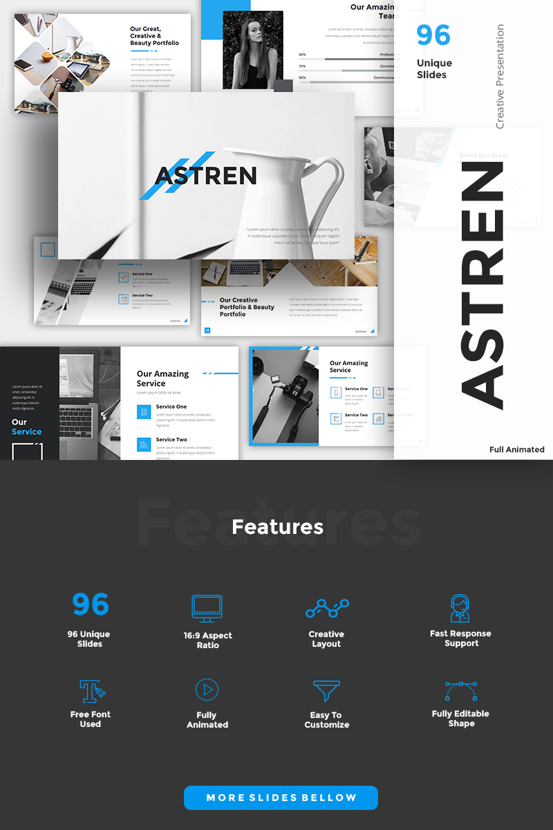 Astren Creative PowerPoint template