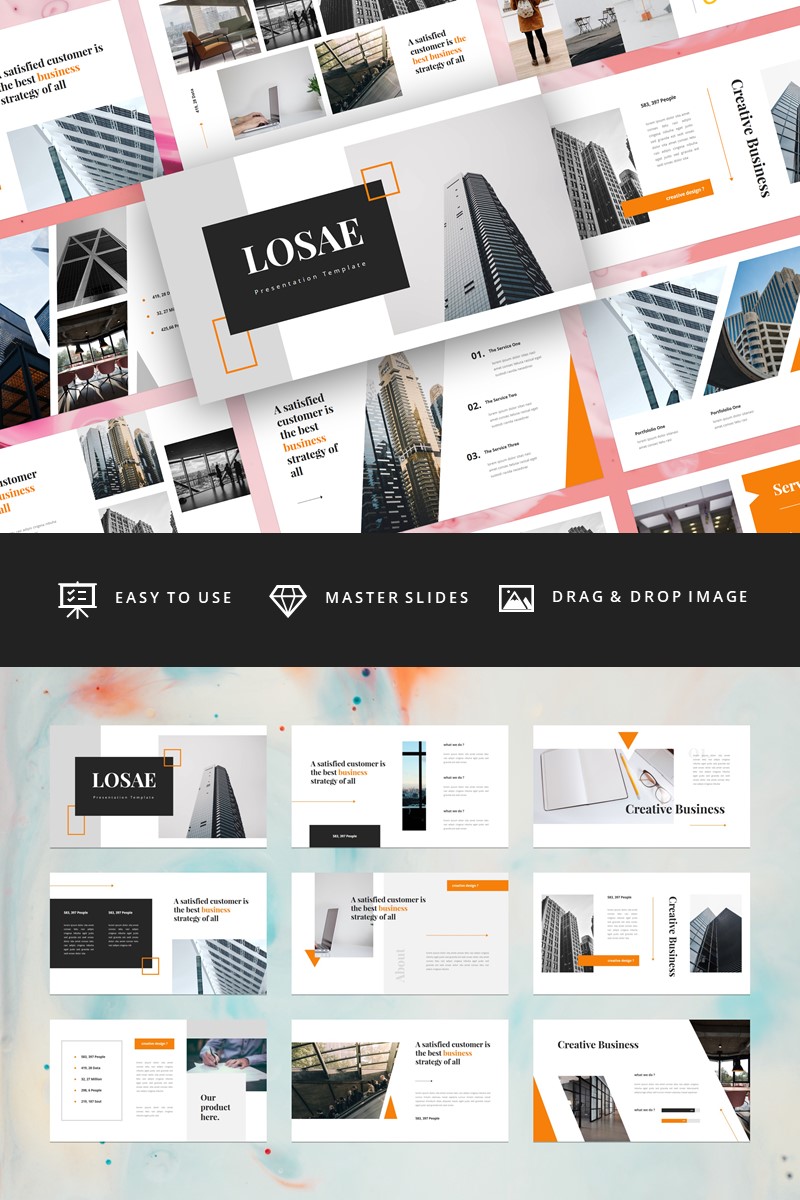 Losae - Business PowerPoint template