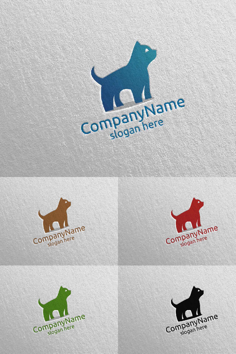 Cat for Pet Shop, Veterinary, or Cat Lover Concept 13 Logo Template